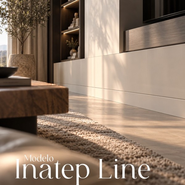 Rodapié Invisible INATEP® | Rodapié enrasado integrado en pared
