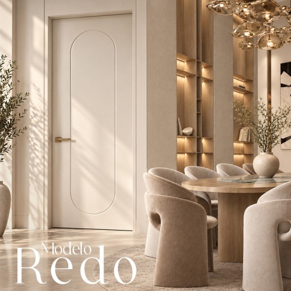 Puerta Interior Lacada Modelo Redo