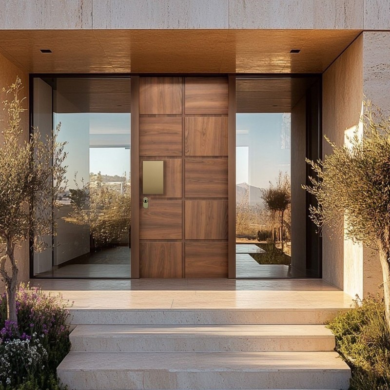 puerta exterior madera dorian