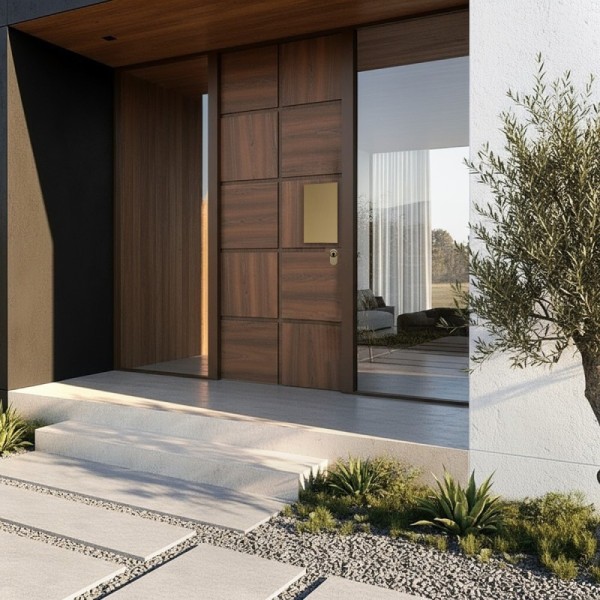 puerta exterior madera dorian