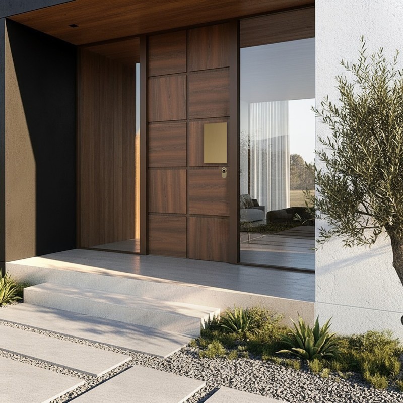 puerta exterior madera dorian