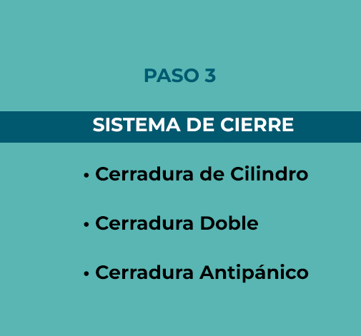 SISTEMAS DE CIERRE