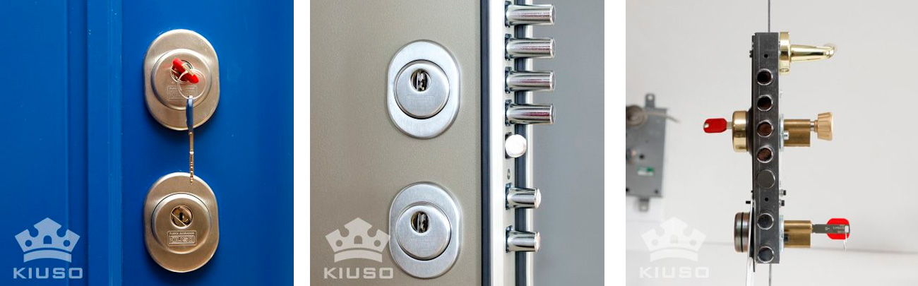 cerradura doble puertas acorazadas