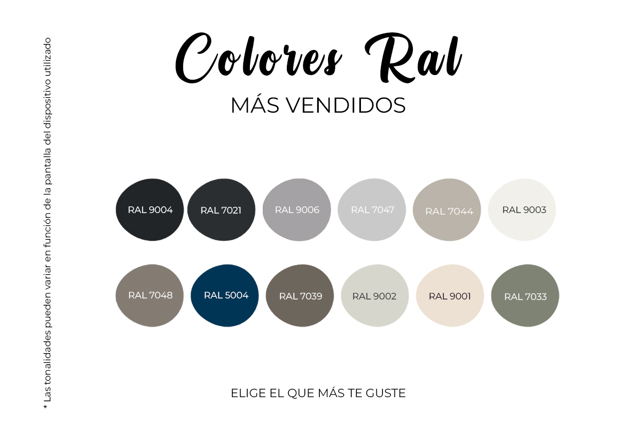 colores ral