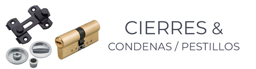 Cerraduras, condenas y cierres