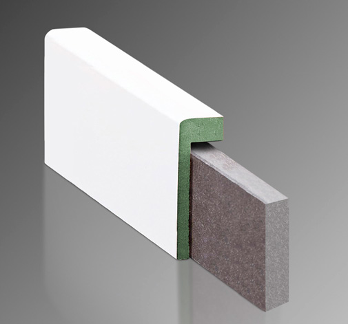 Cubre rodapié recto 12x30