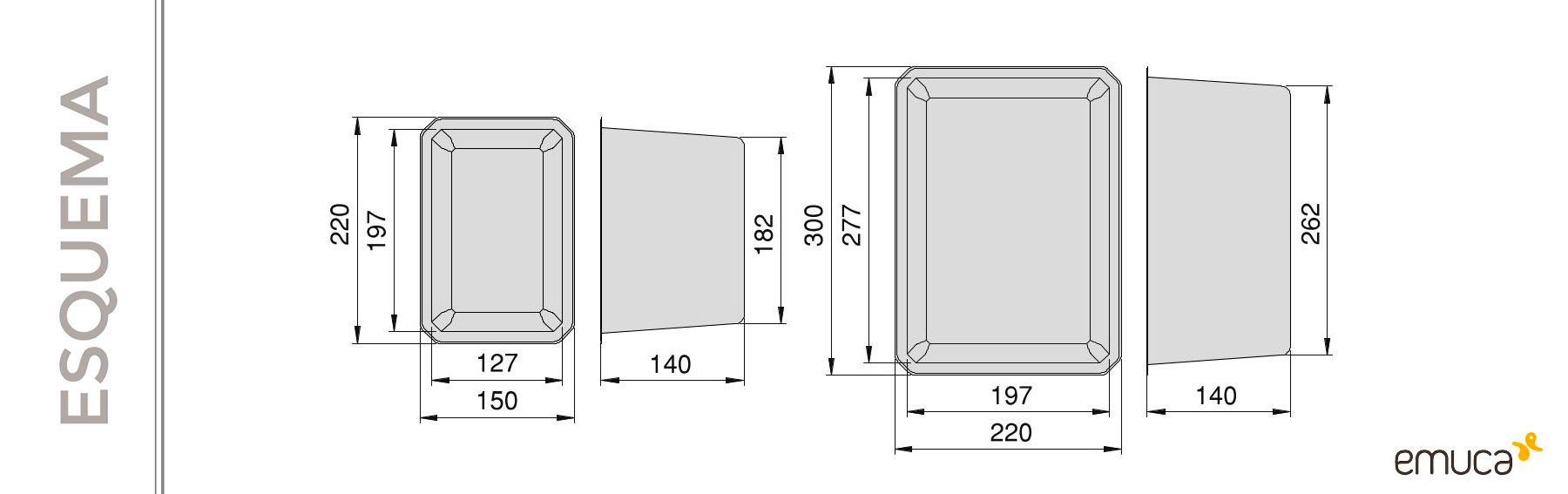 esquema organizador cajon