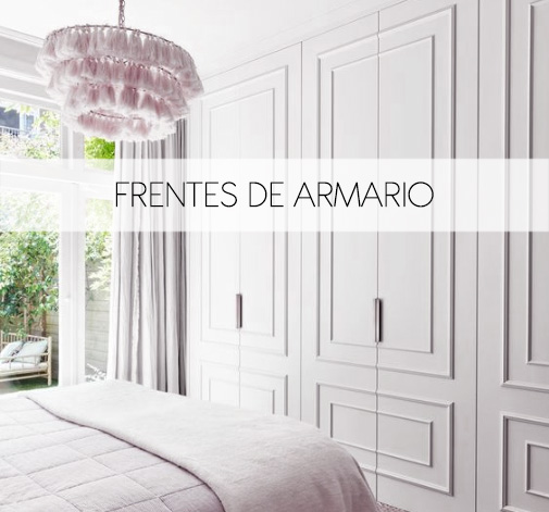 Frentes Puertas Armario Corredera Bisagras