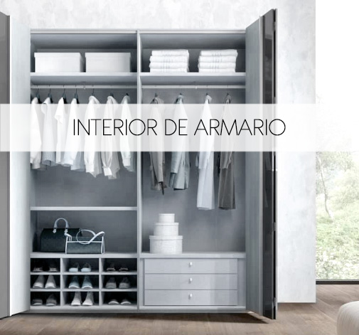 Interior Estructura Armario Corredera Bisagras
