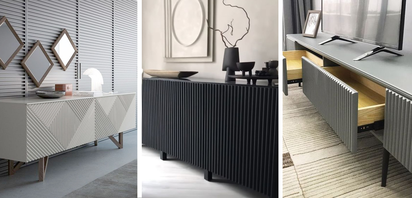 mueble salon entrada liostones madera lacados