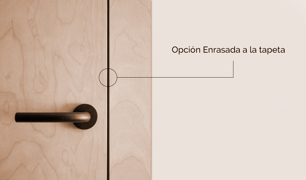 opcion enrasada tapeta
