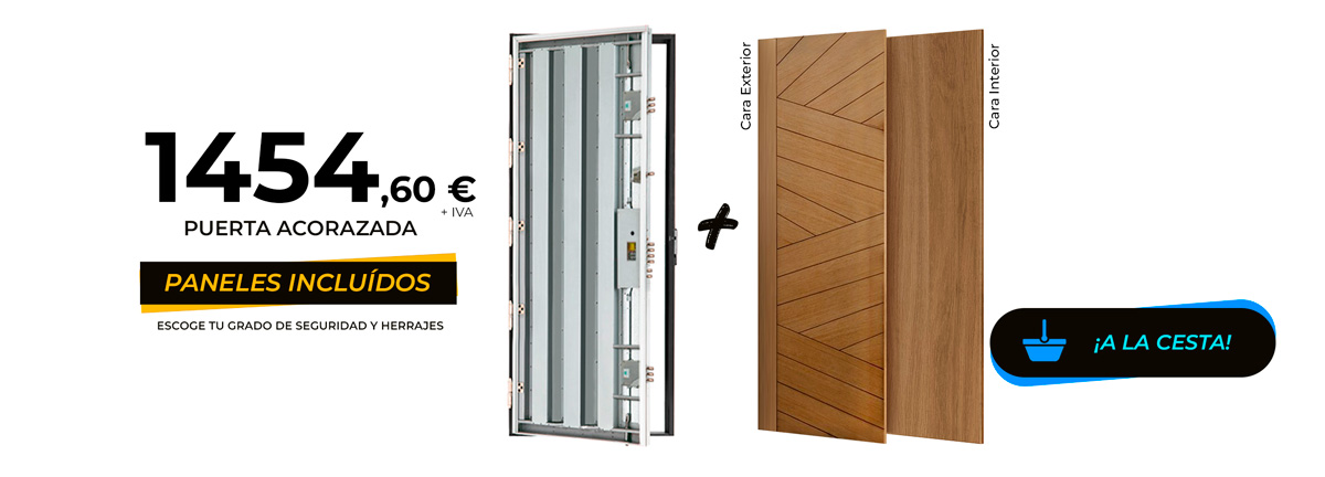 Puerta Acoraza Con Paneles Incluidos Kapitel Decor