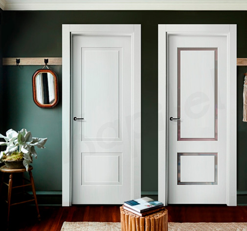 Puerta blanca lacada Albi T