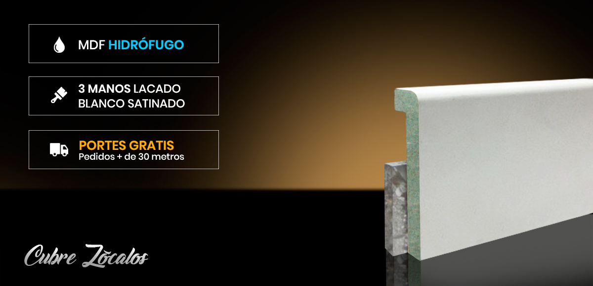 rodapie lacado blanco diseño cubre rodapies Kapitel