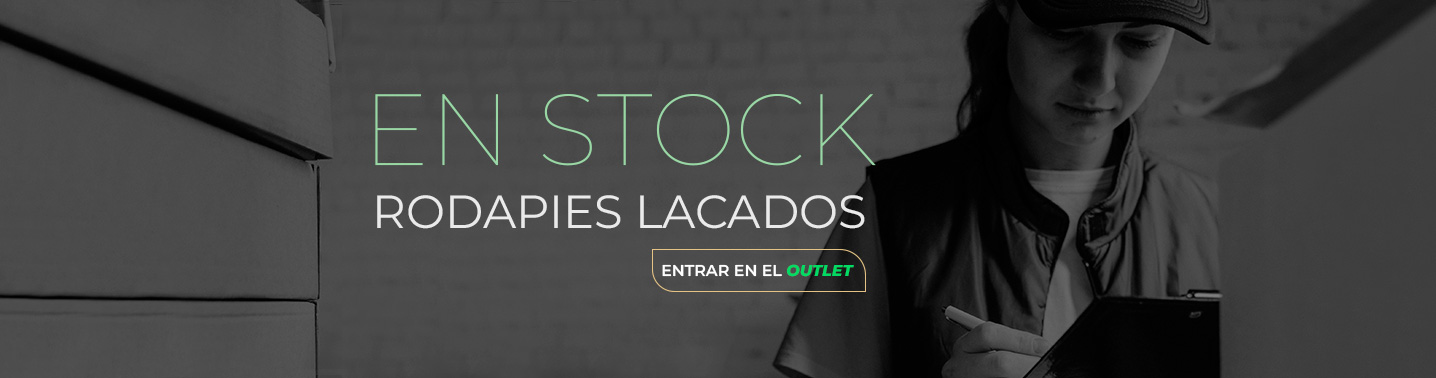 rodapies blancos en stock