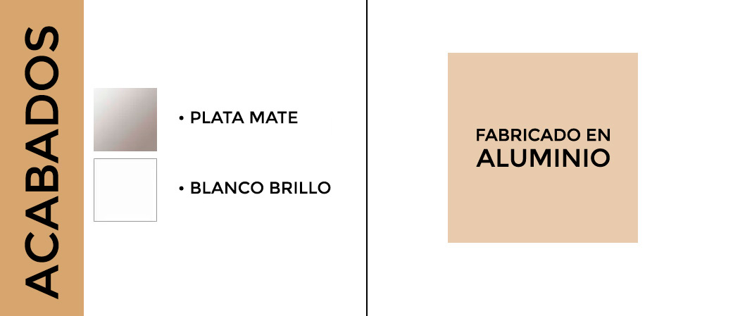 uneros aluminio acabados 2
