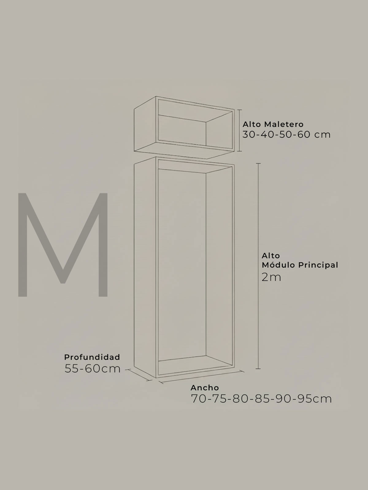 modulo interior de armario m