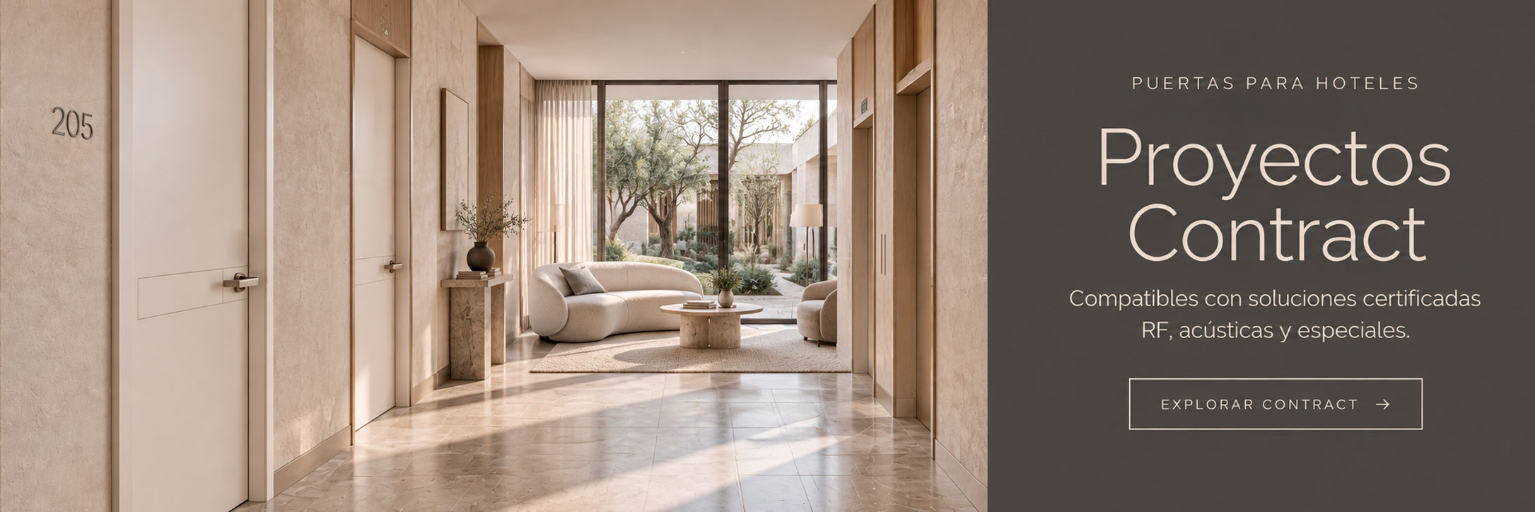 puerta para hoteles contarct
