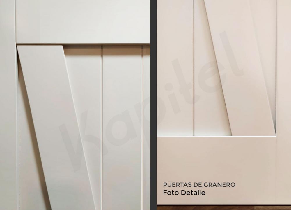Las puertas correderas tipo granero