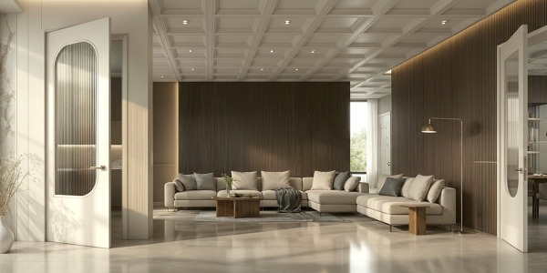 Las mejores puertas de madera con ventana integrada