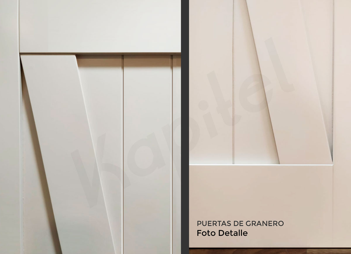 Las puertas correderas tipo granero